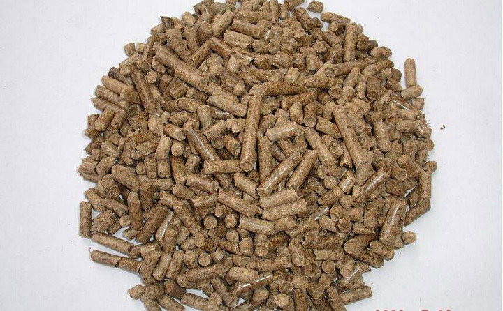锯末压制成的颗粒 生物质颗粒机械